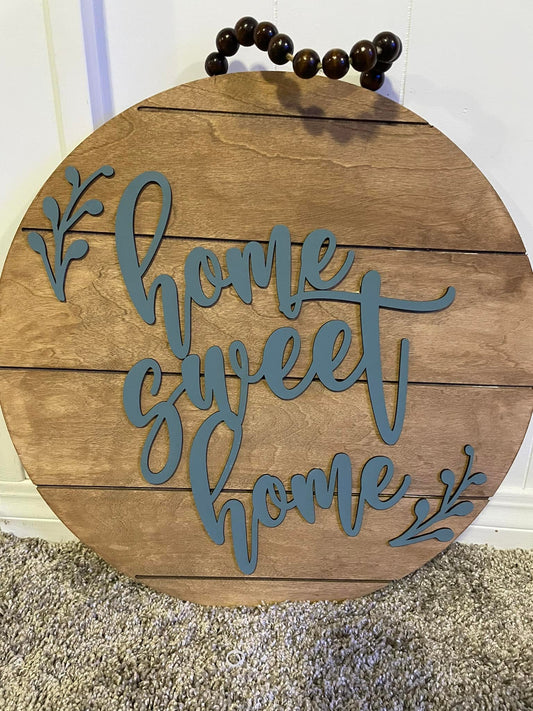 18" doorhanger Home Sweet home