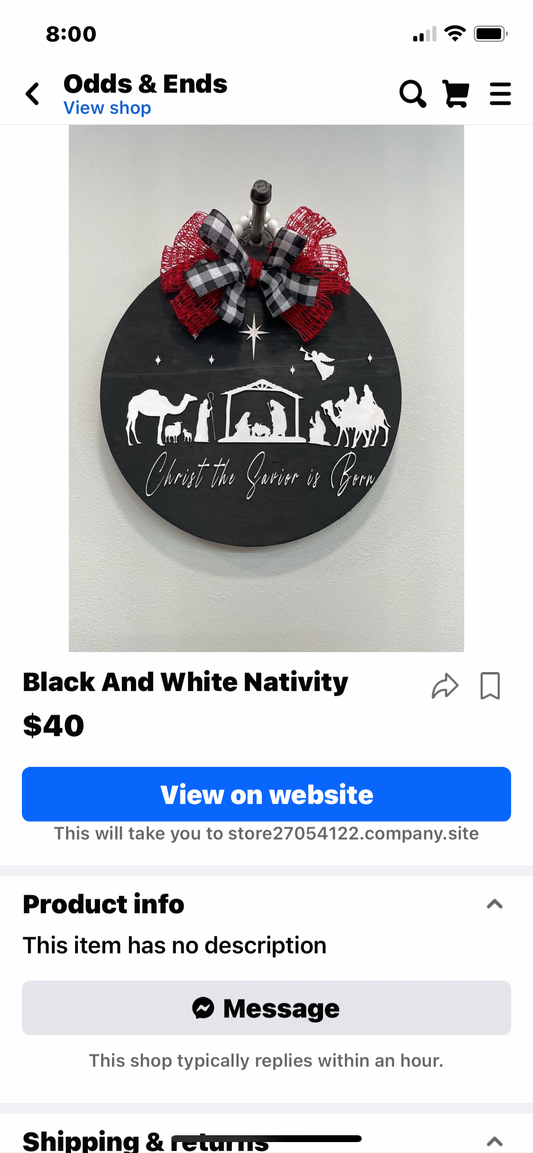 Nativity set 18”